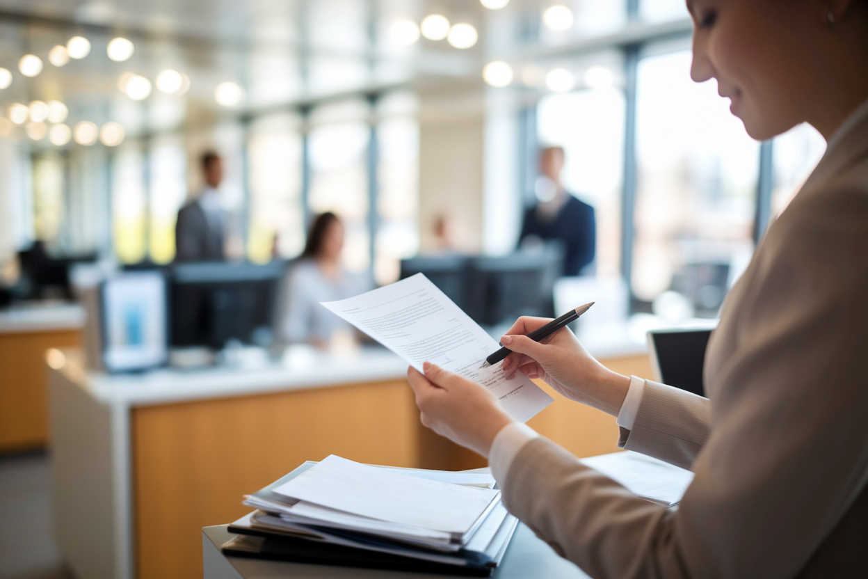 guichetier-document-comptoir-banque