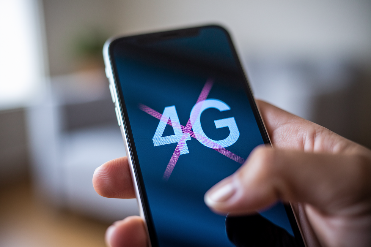 smartphone-ecran-4g-barre-main-floue